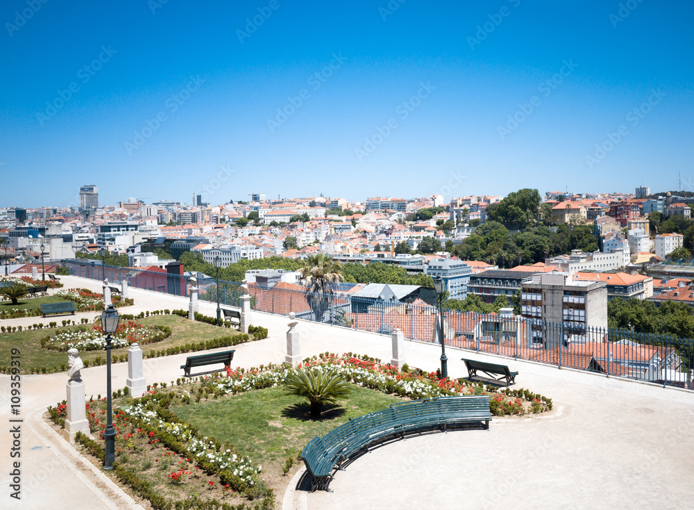Lisbon, Portugal.- May 11: Traditional old buildings on May 11,