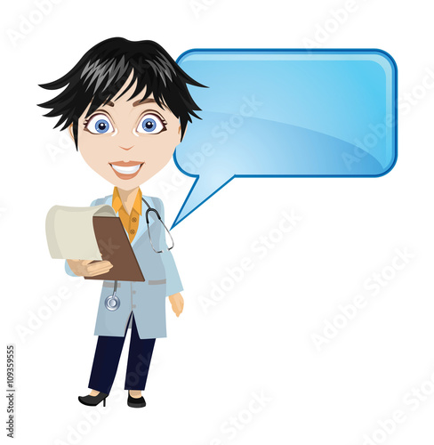 medical professionals vector illustrations