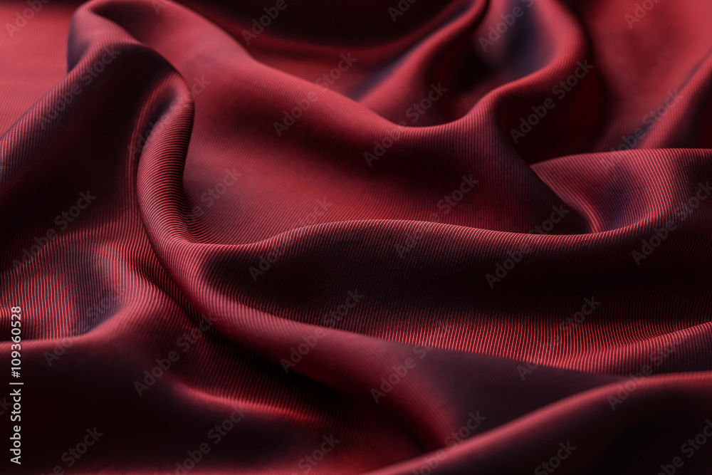 Obraz premium Wavy glossy silk drapery