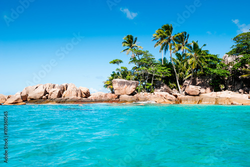 Tropical island. The Seychelles