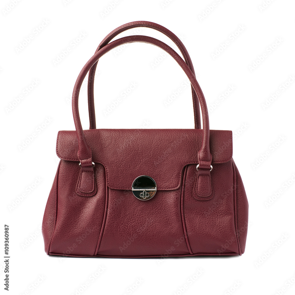 Female bag isolated over the white background Female bag isolated over the white background