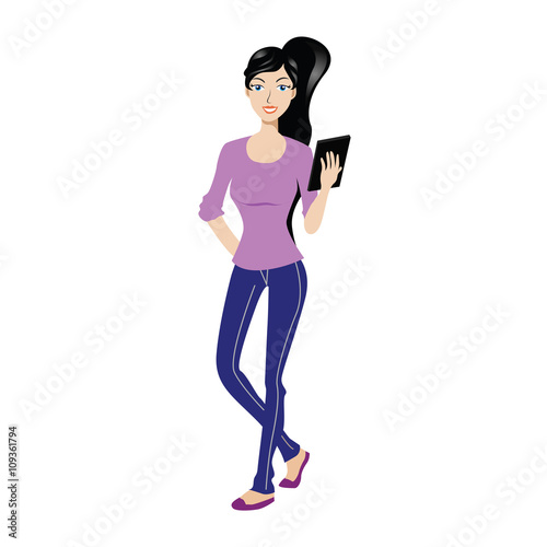 up and coming urban professional woman