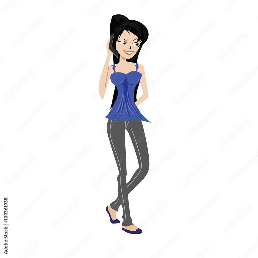 Fototapeta premium up and coming urban professional woman