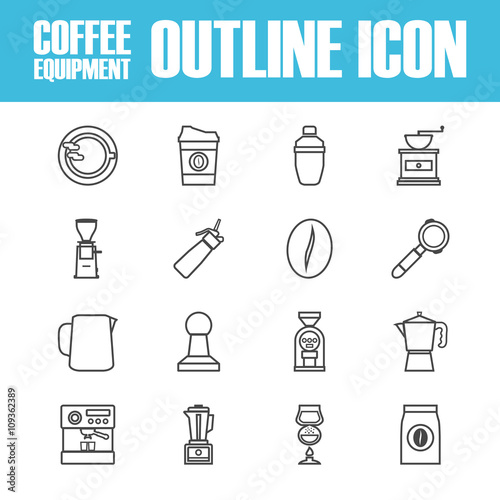 outline coffee icon