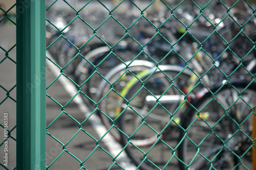 Place for storing bicycles