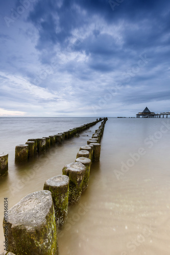 Seebr  cke von Heringsdorf auf der Insel Usedom