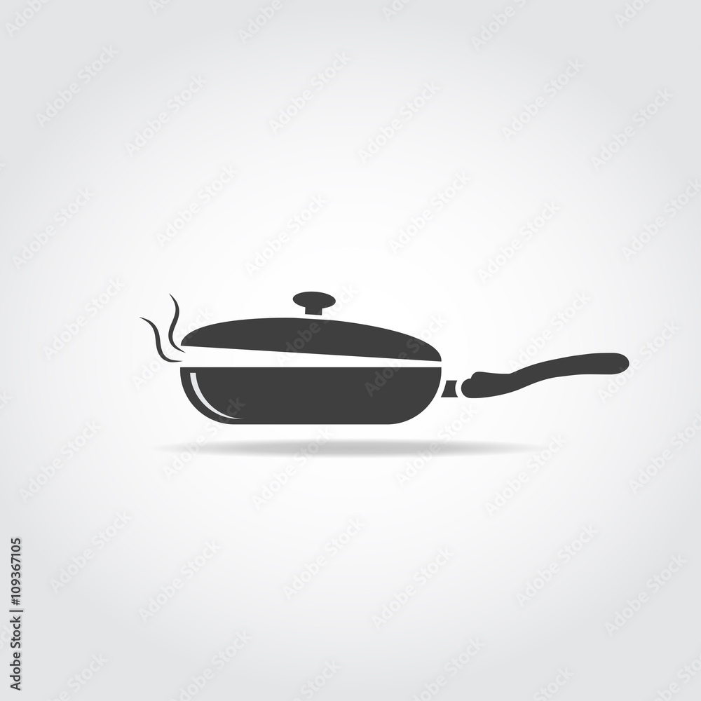 Coocking pan icon Coocking pan icon