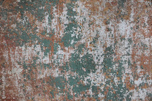 texture of the old painted wall