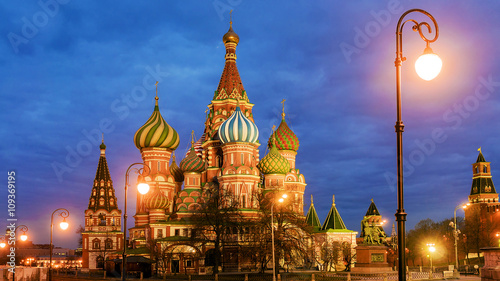 St. Basil's Cathedral night view