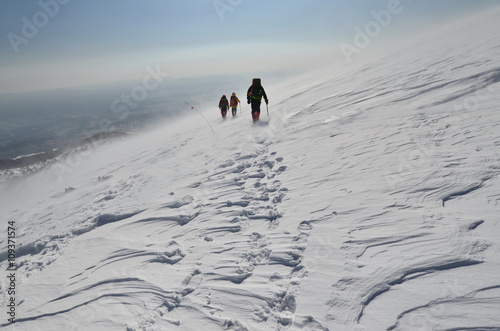  冬の安達太良山 