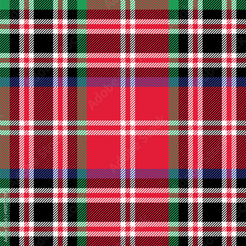 Kemp tartan fabric textile check pattern seamless