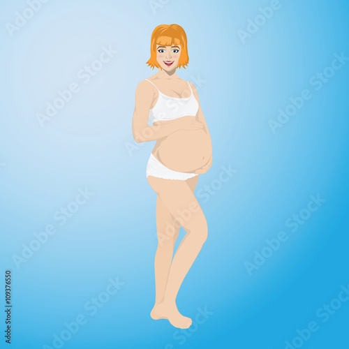 pregnant woman symbol vector