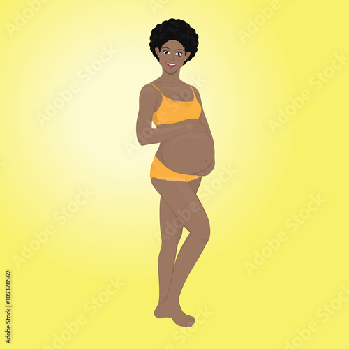 Stages of pregnancy vector