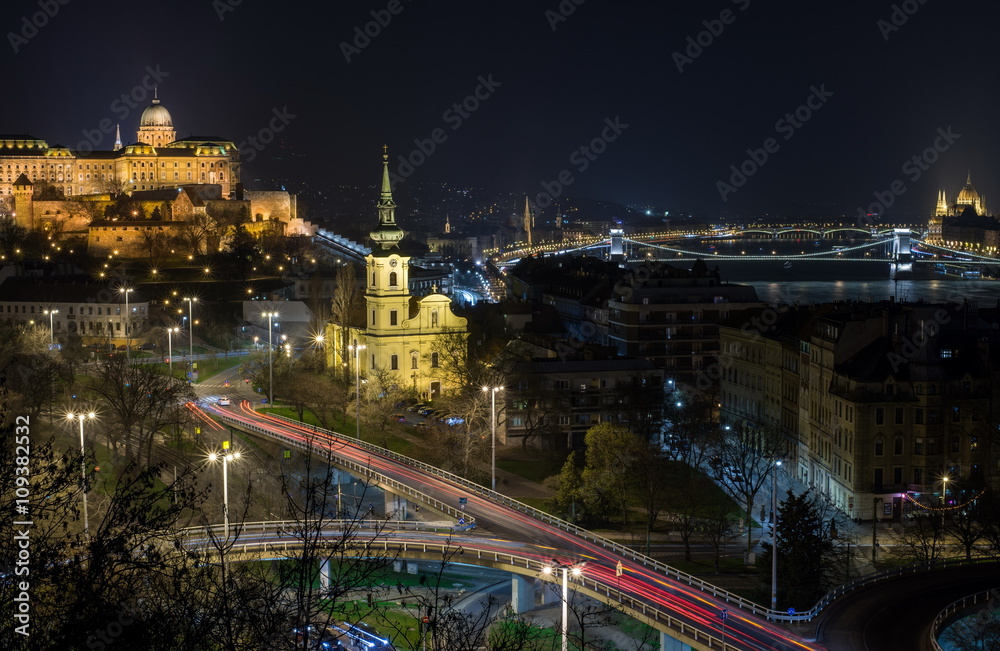 Naklejka premium Castle of Budapest