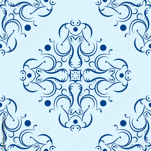 Fotografie Seamless abstract ornament background