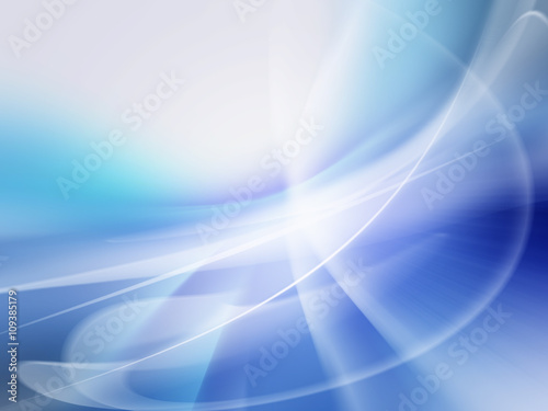 Abstract blue background with smooth lines 