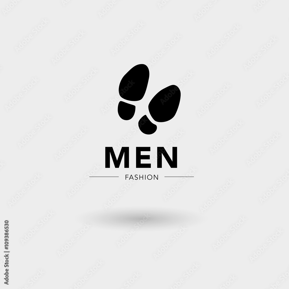 Shoe shop insignia. Footwear store logo. Shoe icon isolated. Shoe shop insignia. Footwear store logo. Shoe icon isolated.