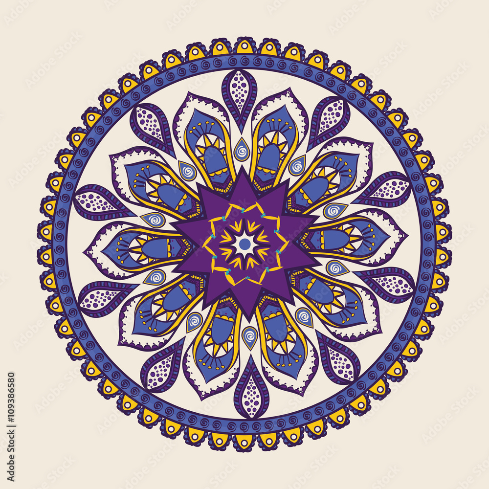 Mandala design. bohemic concept 
