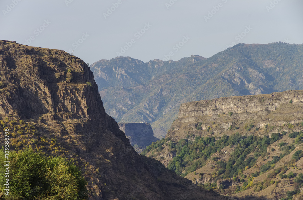 The Debed river canyon, Armenia