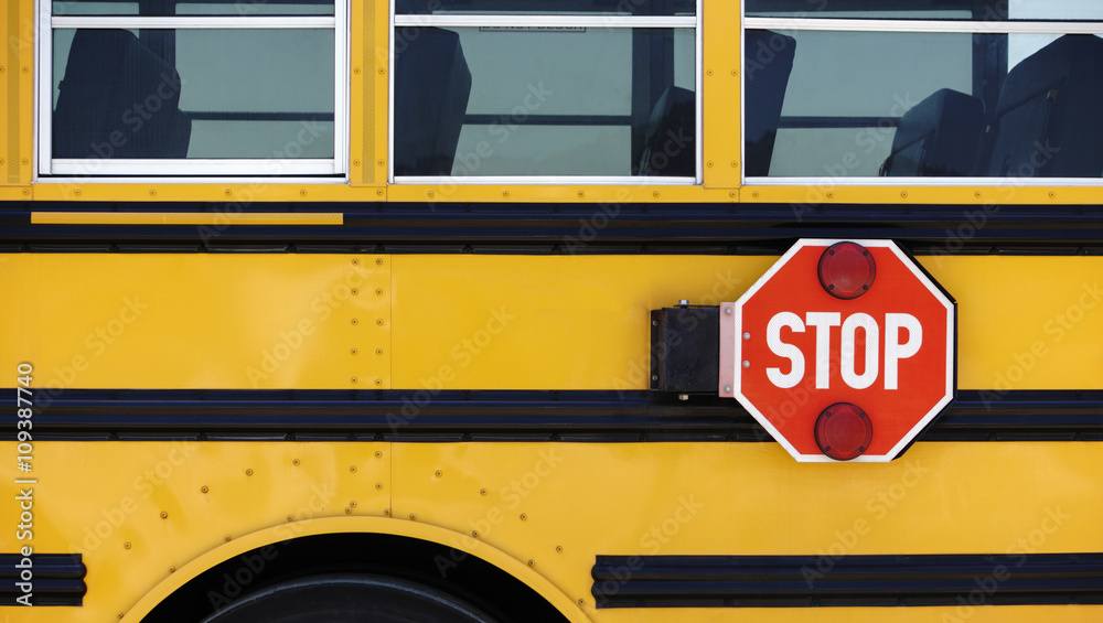 School Bus Stop sign