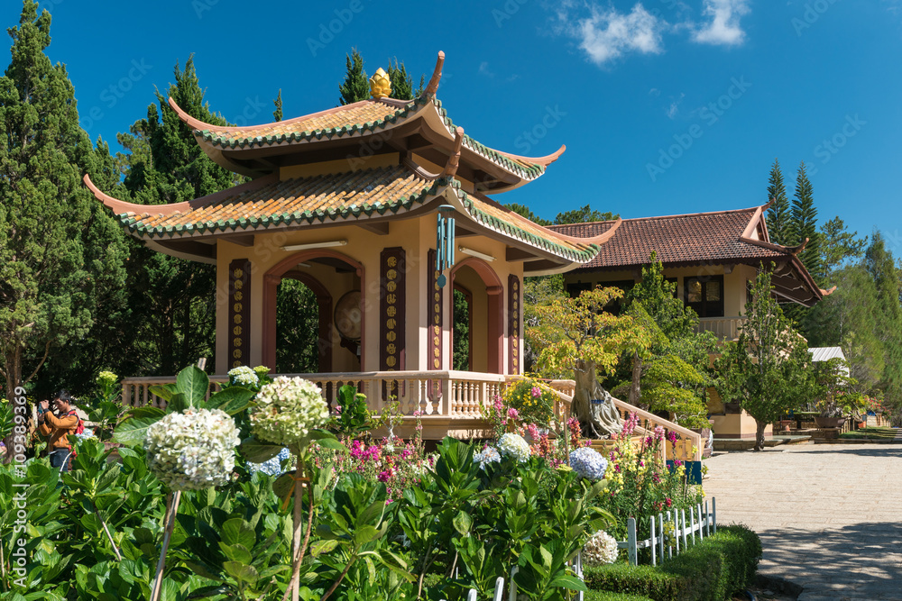 Monastery. Vietnam. Monastery. Vietnam.