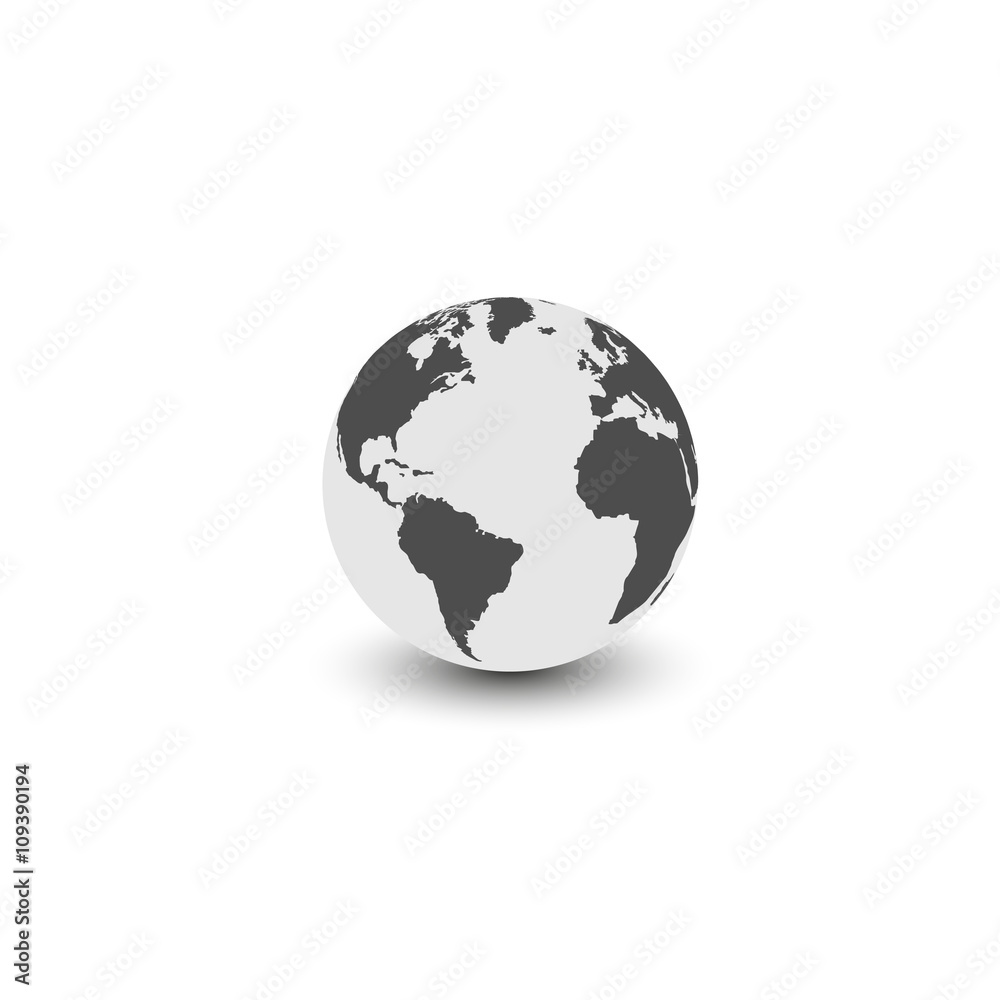 Obraz premium World Icon. Vector illustration.