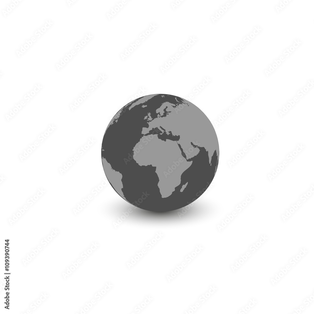 World Icon. Vector illustration. World Icon. Vector illustration.