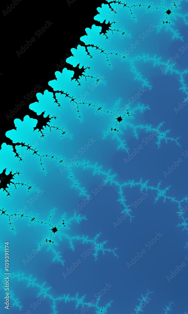 Abstract fractal background computer-generated image