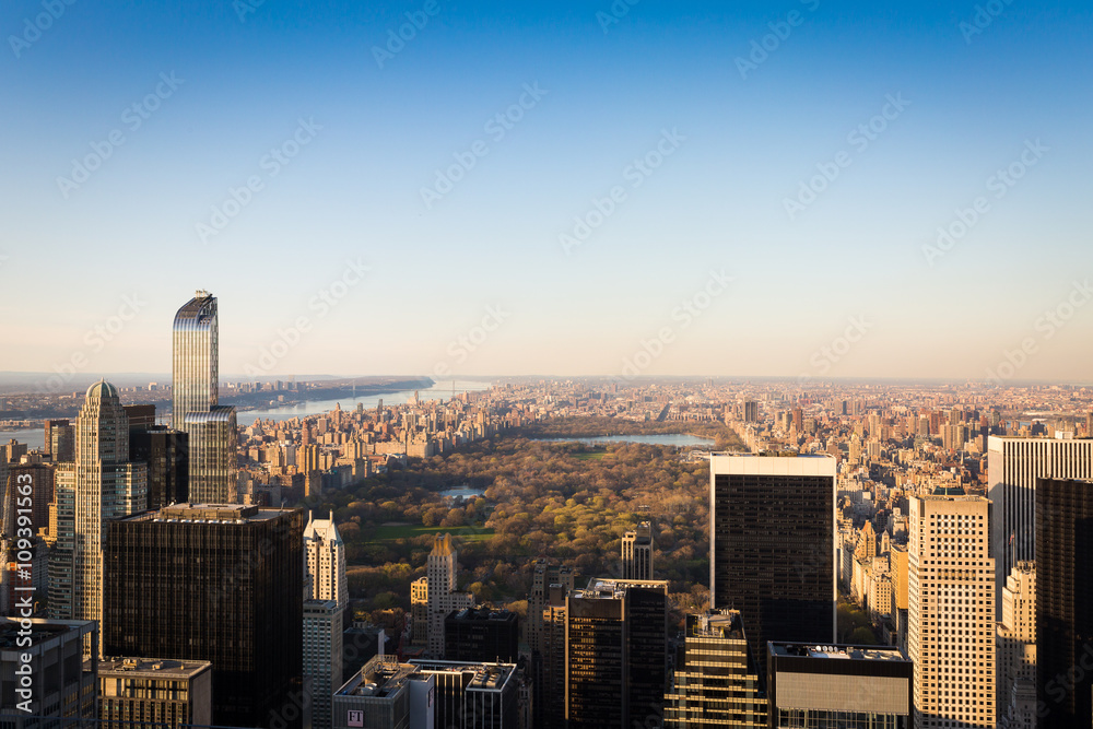 Obraz premium Aerial view of Central Park, New York Ciity
