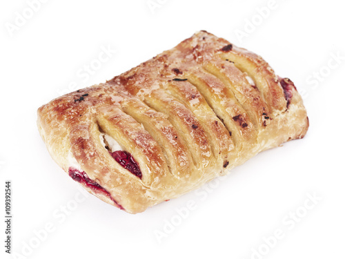 overhead view of danish