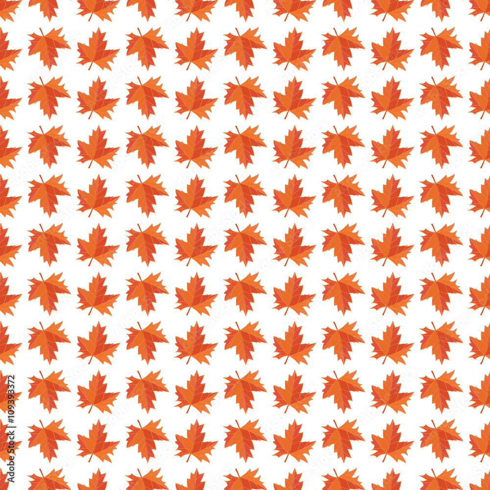 Vector seamless pattern with leaves Vector seamless pattern with leaves
