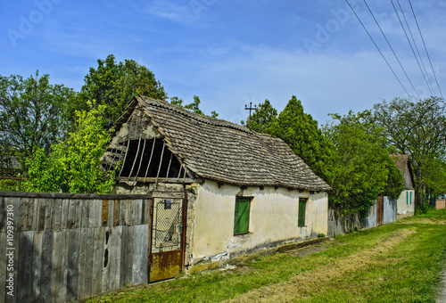 Old dilapidated farmhouse