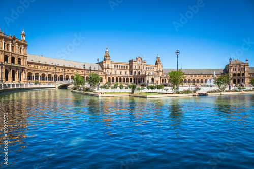 Beautiful Plaza de Espana, Sevilla, Spain