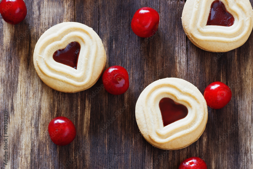 Delicious cookies valentine