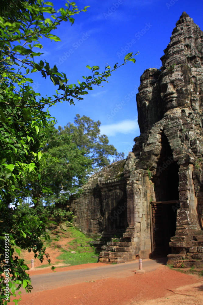 South gate,  Angkor Thom, Cambodia
