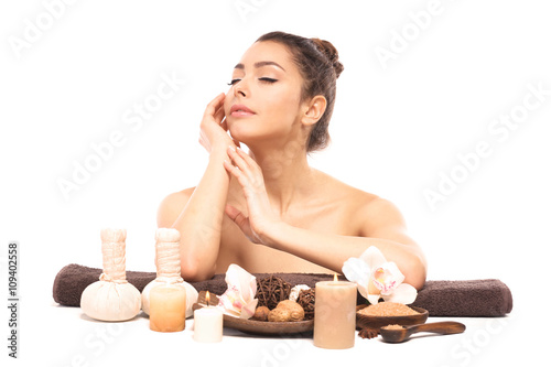 Beautiful young girl with a...