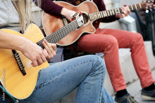 Street musicians