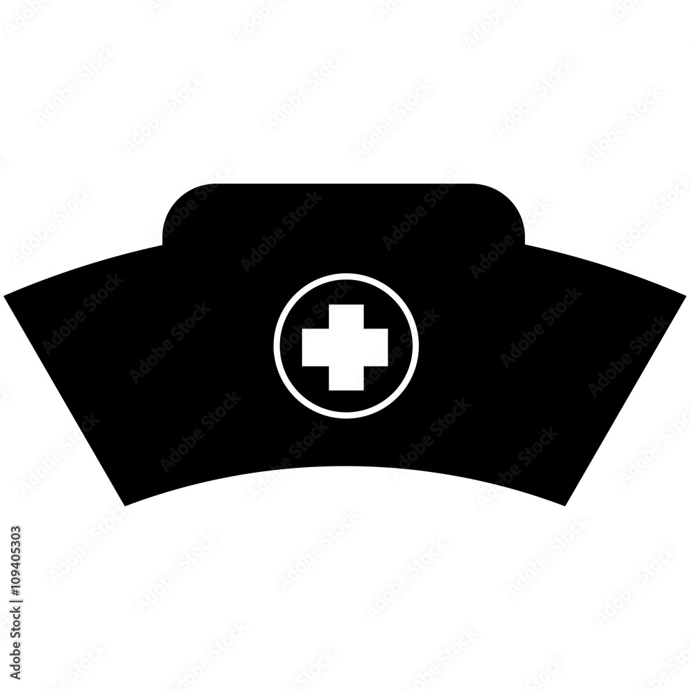 Obraz premium Nurse hat icon