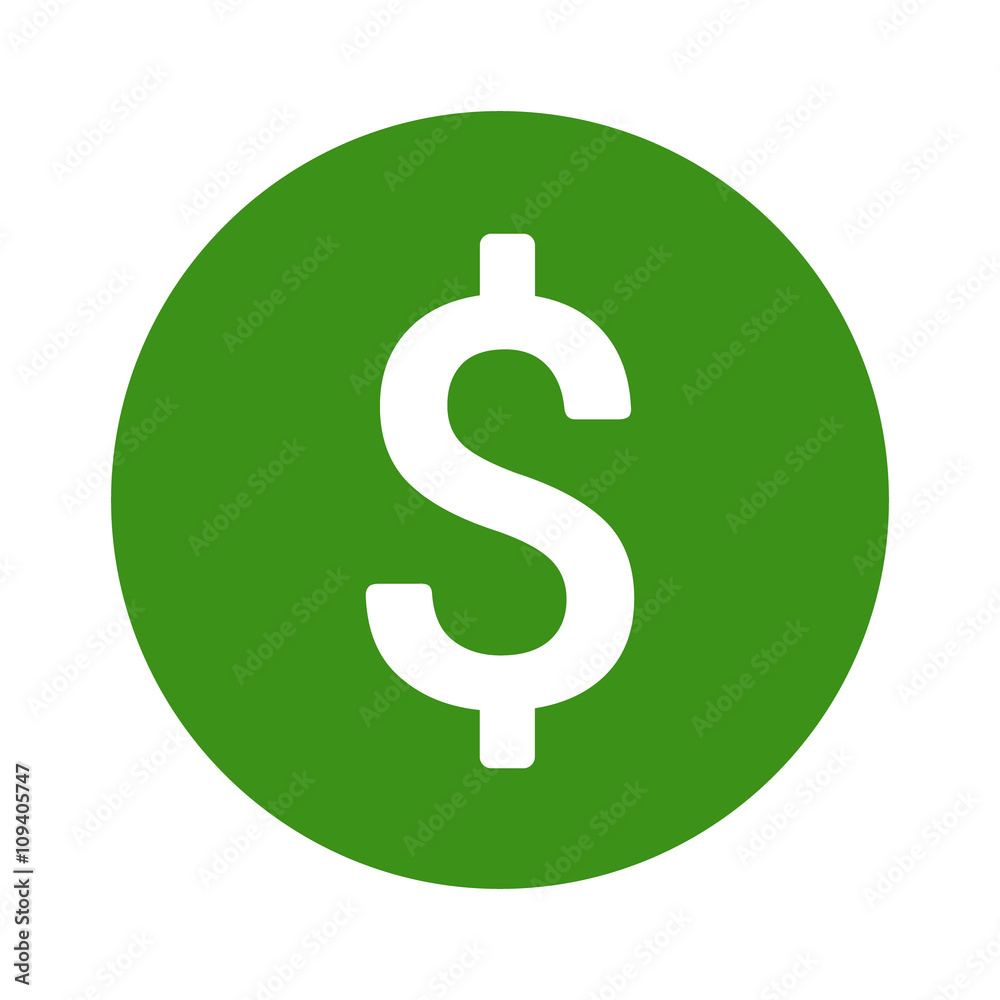 dollar icon green
