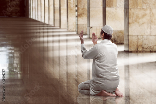 Photography Religious muslim man praying