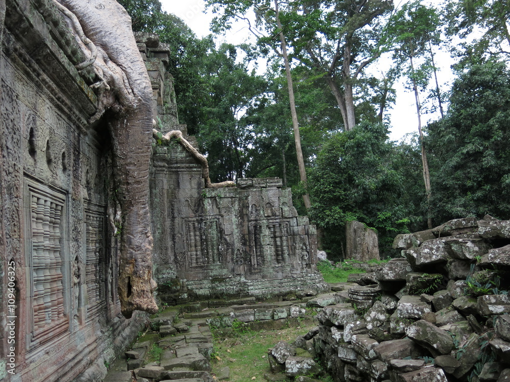 Naklejka premium Preah Kahn temple, Cambodia 