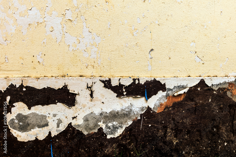 Obraz premium Wall with peeling paint