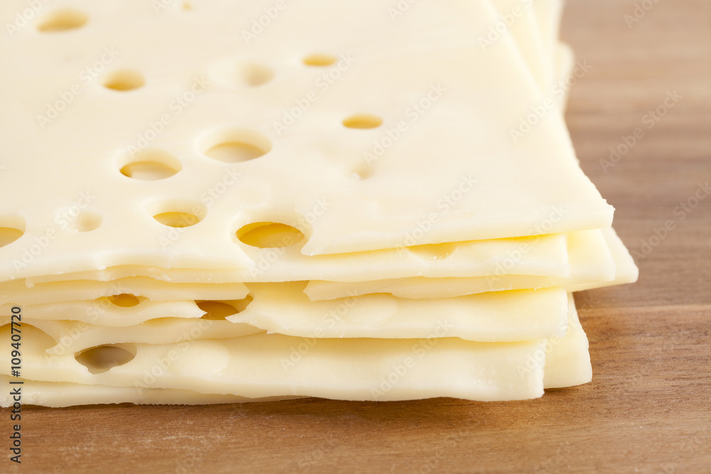 slices of swiss cheese slices of swiss cheese