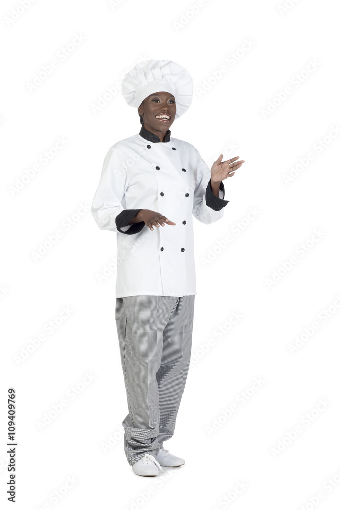 gesturing chef