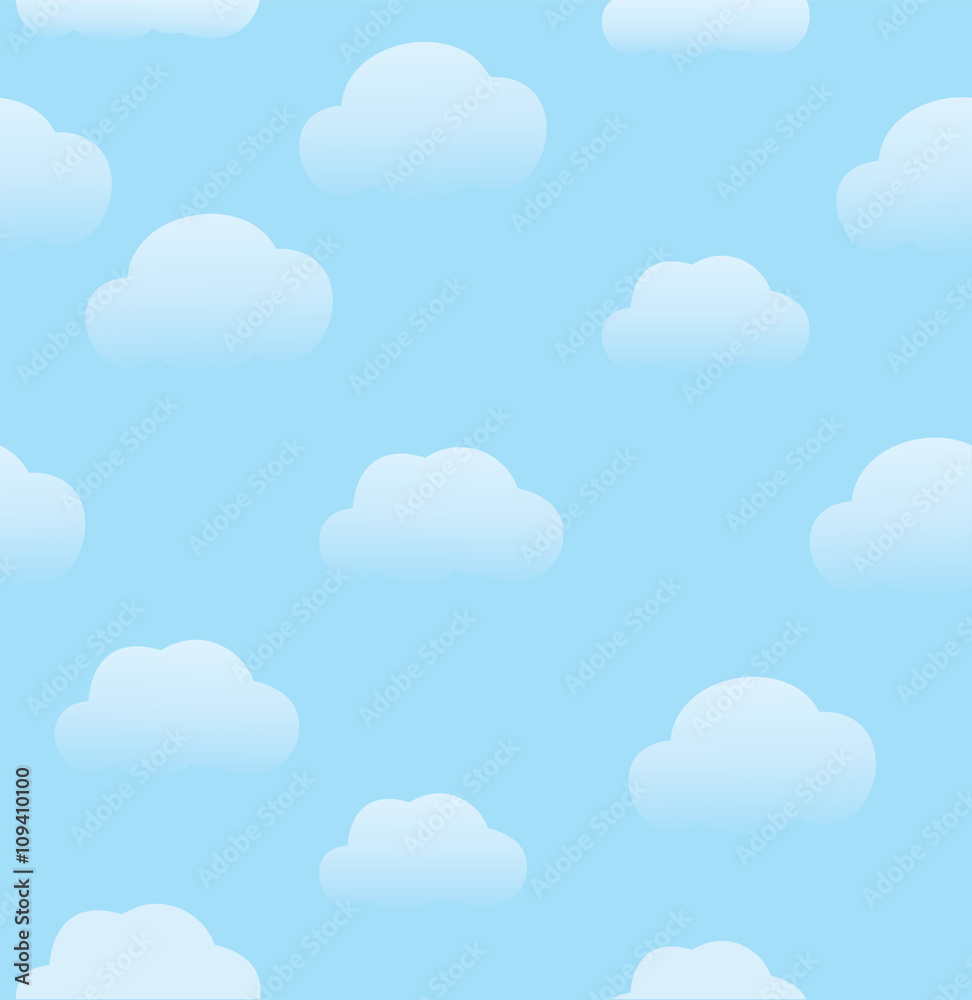 vector clouds seamless background vector clouds seamless background