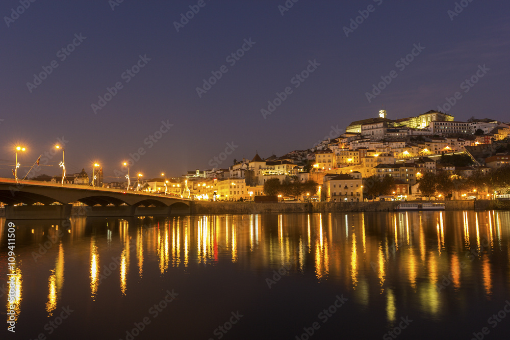 Obraz premium View on Coimbra in Portugal