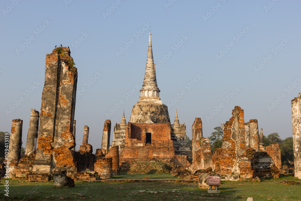Fototapeta premium Wat Phra Si Sanphet in Ayutthaya, Thailand