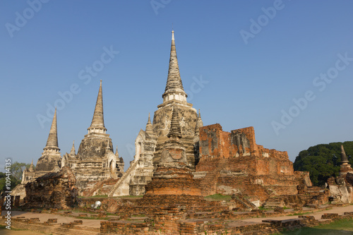 Wat Phra Si Sanphet in Ayutthaya  Thailand