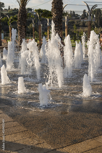 Water fountain at the park