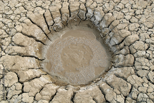 Mud volcano - Crimea photo